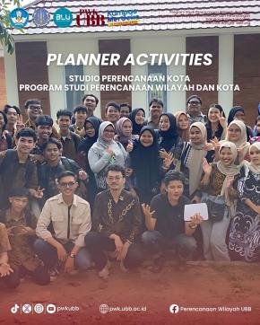 Studio Perencanaan Kota Mahasiswa PWK UBB Angkatan 2022